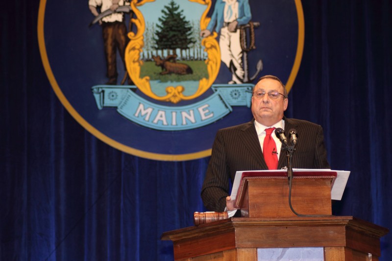 The Governor Maine is at a crossroads